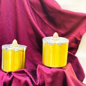 Golden Bloom Canisters